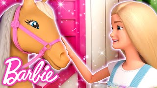 🐴 Oh no!! Barbie si rompe la gamba! | Barbie Ride N' Style | Clip | Barbie Italiano