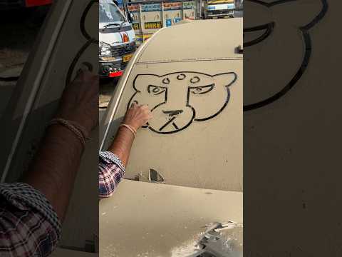 Draw cheetah using X #art #shorts