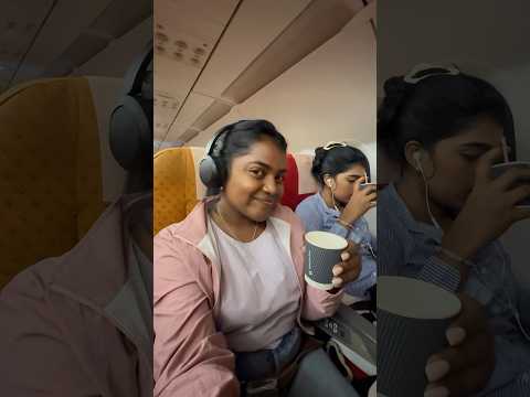 What I ate on a flight ✈️ #keerthanaravindran #trending #food #minivlog #flight