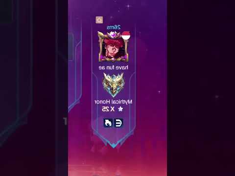 Akhirnya Mythic Honor😜🗿 #shortvideo #mobilelegends #memes #mythichonor #funny