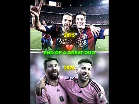 No more back passes from jordi alba to messi 💔