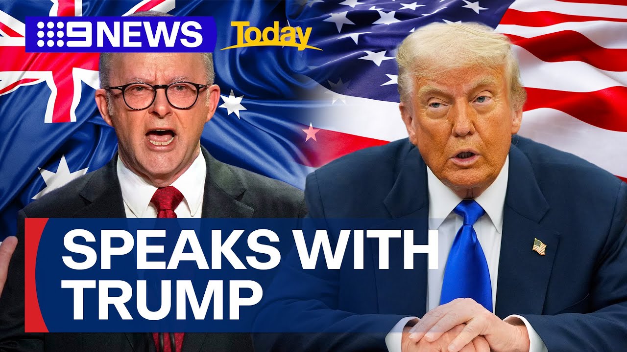 PM Albanese speaks with Donald Trump following landslide Labor victory | 9 News Australia