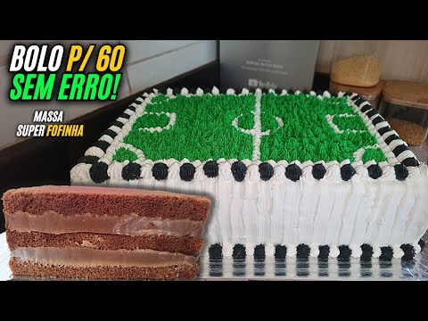 NUNCA MAIS ERRE o Bolo de Festa para 60 Pessoas! (Massa Fofinha + Recheio Estruturado)