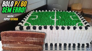 NUNCA MAIS ERRE o Bolo de Festa para 60 Pessoas! (Massa Fofinha + Recheio Estruturado)