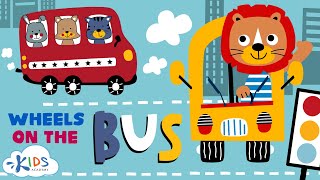 Wheels on the Bus. Song for Kids with Lyrics