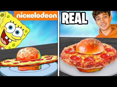 🔥Batalla de Comidas de Nickelodeon en Vida Real🔥