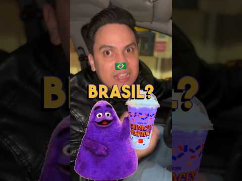 CHEGOU o GRIMACE SHAKE no BRASIL ? #shorts