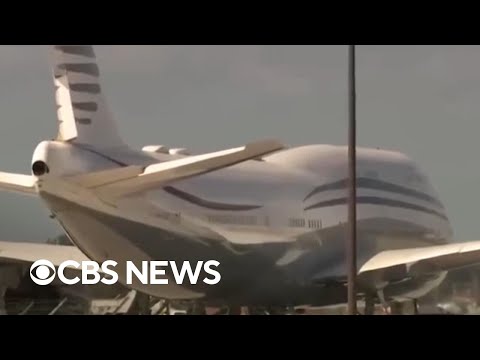 YouTube video thumbnail: New Memo Outlines Plans for Qatari Plane Donated for Air Force One Use