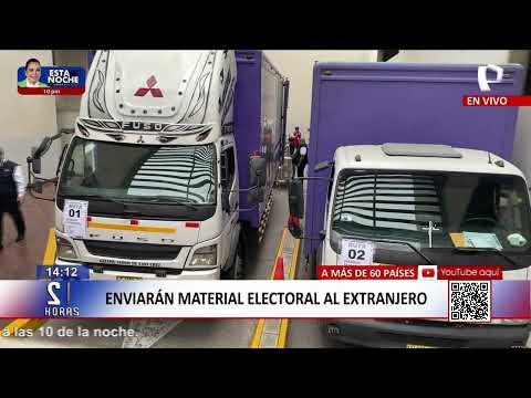 Cancillería inicia envío de material electoral a más de 63 países para segunda vuelta