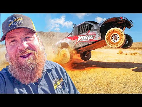 We Raced Real Baja Trophy Trucks! Who’s the fastest?