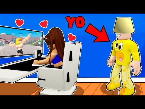 Me Escondí 100 Horas en la Casa de Mi NOVIA en a Roblox!