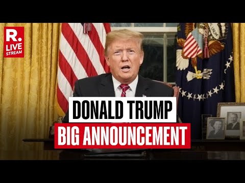 Trump LIVE: US President Donald Trump Makes Big Announcement at Oval Office | White House