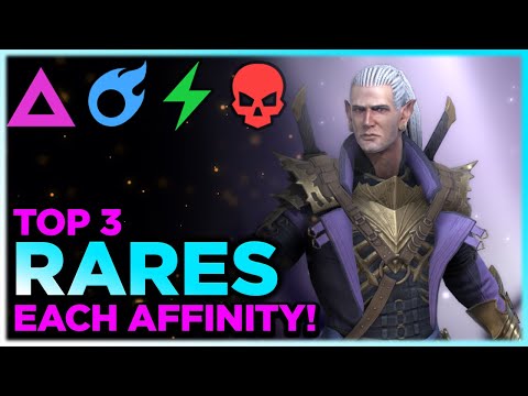 RAID Shadow Legends - KEEP These! Updated TOP 3 RARES Each Affinity!