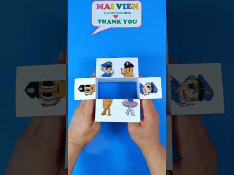 Officer Tung Tung Tung 😜🔶🍹Diy Cute Emojis #diy #papercraft #cute #thingstodo #tungtungtungsahur