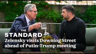 Starmer welcomes Zelensky to Downing Street ahead of Putin-Trump meeting