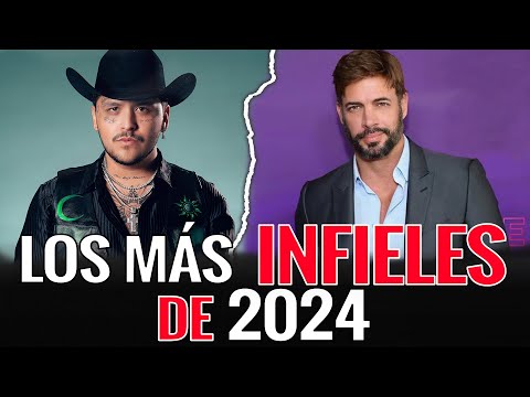 Estos son los FAMOSOS más INFIELES de 2024