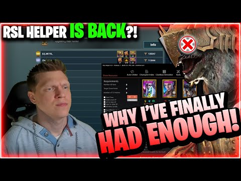 I've had it with this TOXIC event! RSL Helper WORKING? | RAID Shadow Legends