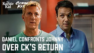 Daniel Confronts Johnny Over Cobra Kai’s Return | Cobra Kai (Ralph Macchio, William Zabka)