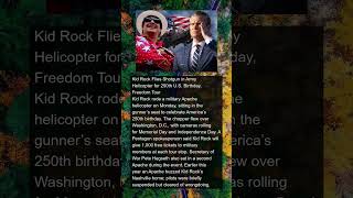 Kid Rock Flyin' Shotgun on Army Chopper!!! | #news #shorts