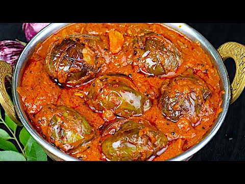 எண்ணெய் கத்திரிக்காய் குழம்பு சுவையா ஈஸியா ஒருமுறை இப்டி செய்க 👌😋| ennai kathirikai kulambu in tamil