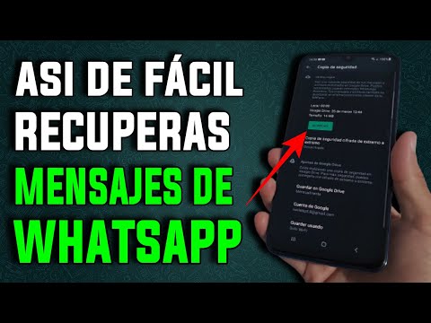 Como RECUPERAR MENSAJES Y CONVERSACIONES BORRADAS de WHATSAPP 2022 - Tutorial Bien Explicado 100%