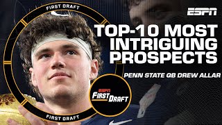 Mel Kiper & Field Yates' Top-10 MOST INTRIGUING prospects of 2026 NFL Draft👀 | First Draft🏈