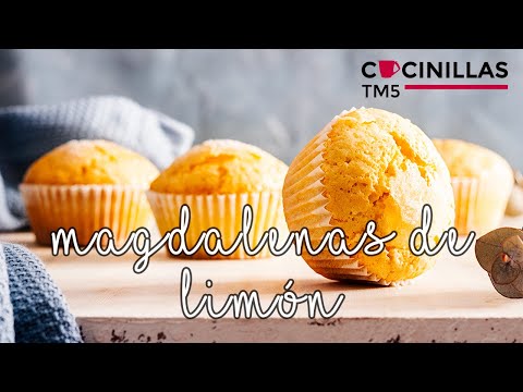Magdalenas de limón | Recetas Thermomix
