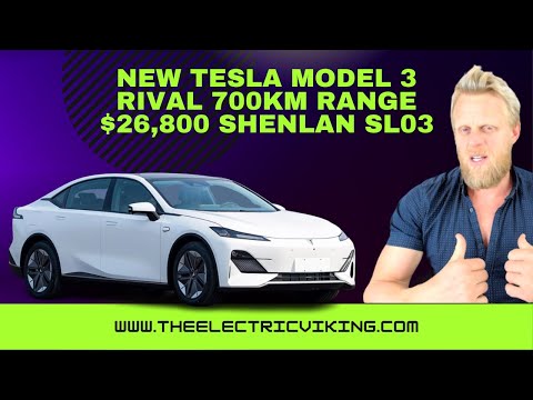 New Tesla Model 3 rival 700km range ,800 Shenlan SL03