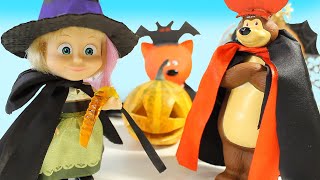 Маша и Медведь готовятся к Halloween  👍