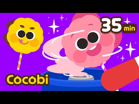 Magical Cotton Candy Song! | Learn Color with Songs | Cocobi