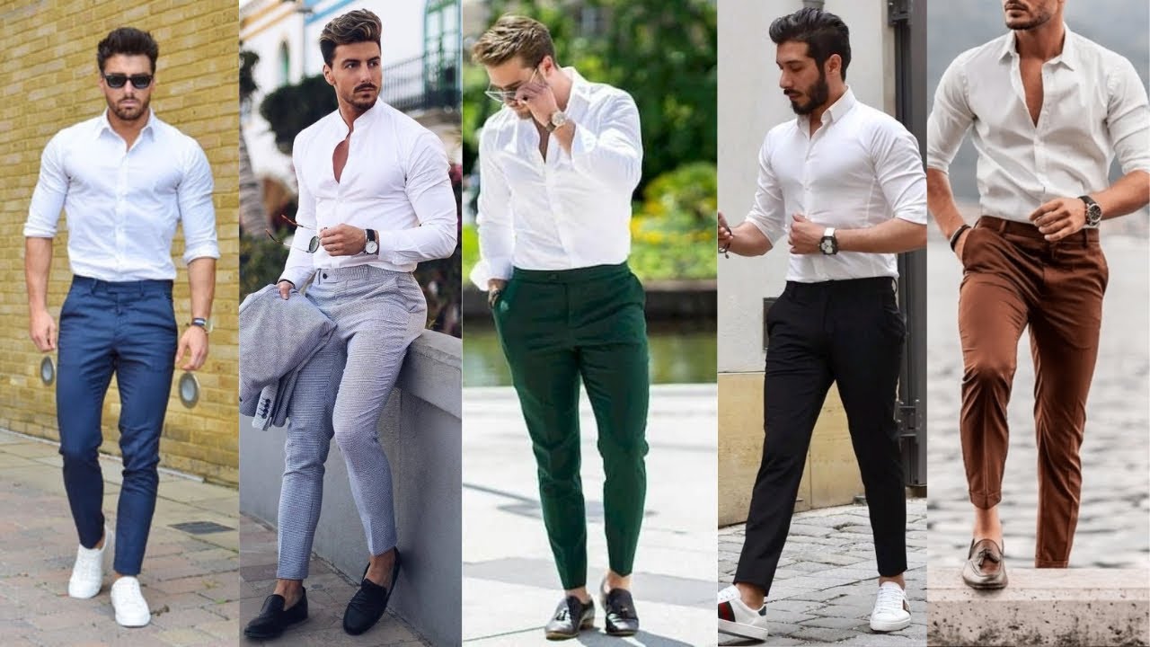 White Shirt Combo Ideas For Men 2023|| Men’s Fashion 2023||Formal & Semi Formal Outfit Ideas For Men