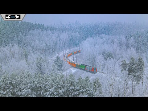 Kolejowe Świętokrzyskie Zimą / Świętokrzyskie Rail Line Nr.8 in the Winter Time [2023]