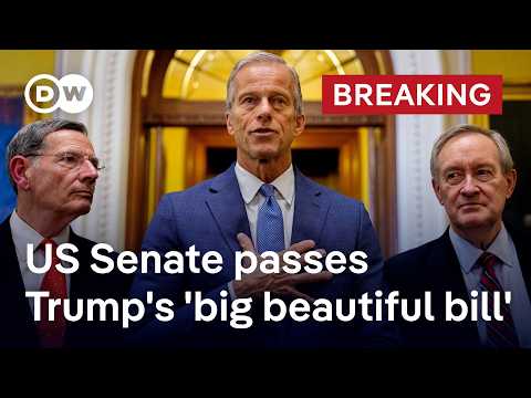 US Senate approves Trump's spending bill in narrow vote | DW News