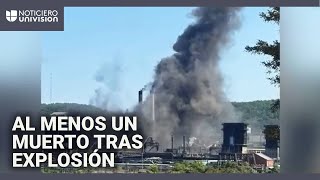 Al menos un muerto tras explosión en una planta de acero en Pensilvania: hay varios desaparecidos