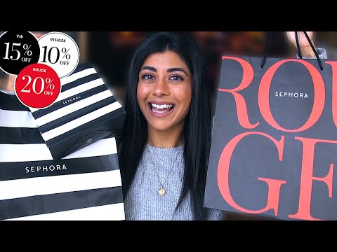 $1000 SEPHORA HAUL...things got a little crazy at the Holiday sale