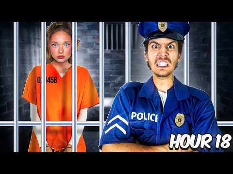 SURVIVING 24 HOURS IN JAIL with Zoe