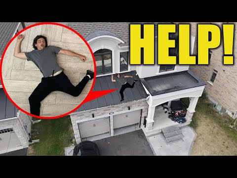 IF YOU EVER SEE YOUR ROOMMATE & HE LOOKS LIKE THIS ON THE ROOF, CALL 911! (STROMEDY POSSESSED)