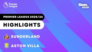 Sunderland v Aston Villa | Highlights | Premier League 2025/26
