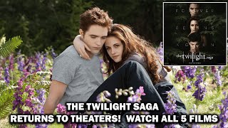 The Twilight Saga Returns to Theaters October 2025 | Watch All 5 Films Big Screen Experience