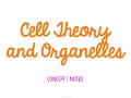 Exploring Cell Theory and Organelles