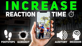 How To Increase REACTION TIME In Free Fire 2024 ! (KEEP IT SECRET) 🤫