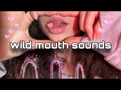 Close Up ASMR | Guaranteed Tingles From These Wacky Mouth Sounds 🤪 Tongue Sounds +