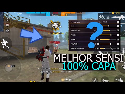 MELHOR SENSIBILIDADE DO FREE FIRE PARA SUBIR CAPA FÁCIL NA NOVA ATUALIZAÇÃO