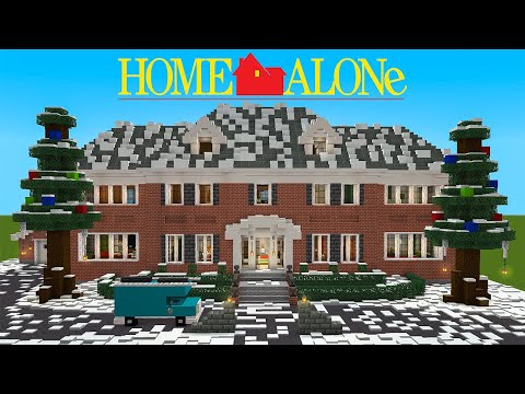 Touring the HOME ALONE HOUSE in Minecraft!