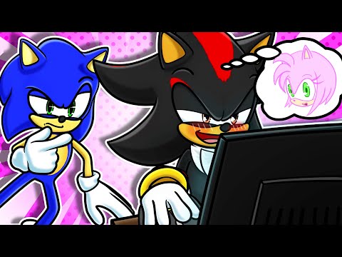 Sonic FLAGROU o Shadow dando EM CIMA da Amy!