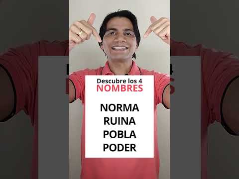 Descubre los anagramas