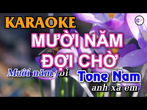 Mười Năm Đợi Chờ – KARAOKE | Vici Karaoke