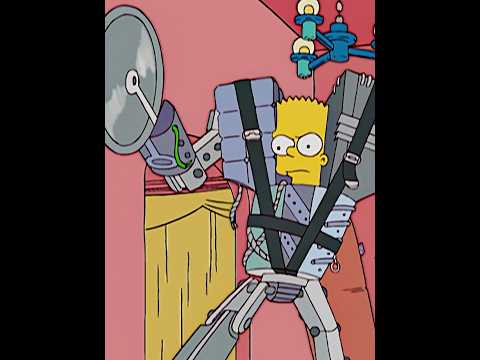 Bart Turns Himself Into a Robot #thesimpsons