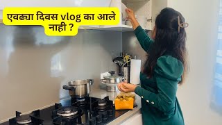 एवढ्या दिवस vlog का आले नाही ? आज केले दम आलू  Recipe .... #1328
