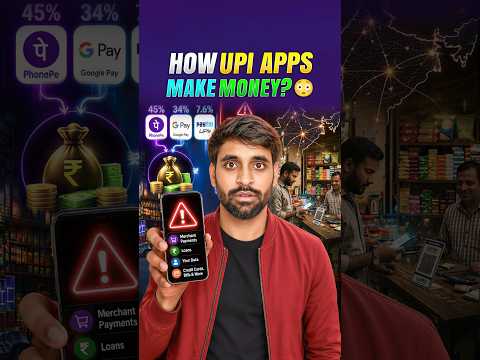 UPI apps ఎలా సంపాదిస్తాయి? #ismartshiva #upiapps #phonepay #googlepay #finance